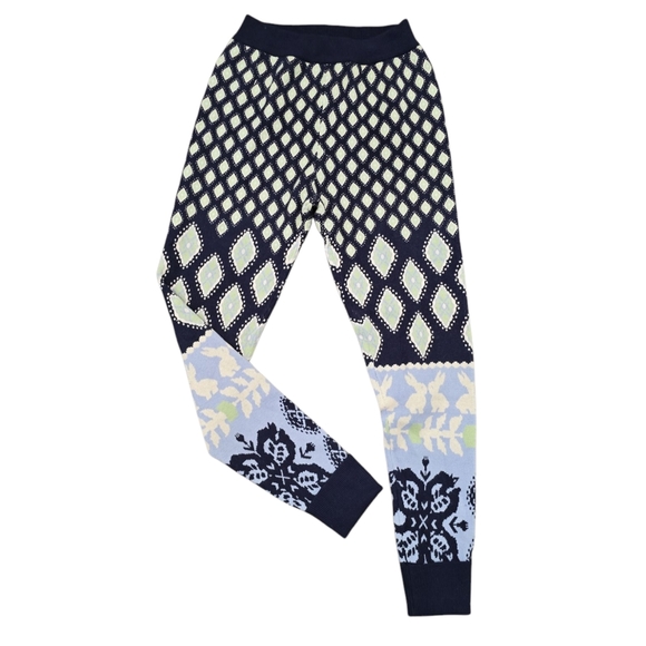 Free People Snow Bunny Knit Pants Sz L - Picture 4 of 9